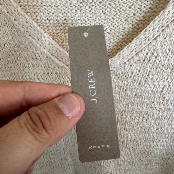 NWT J.Crew Swing Flare Sleeve sweater in cream size small - Picture 4 of 9